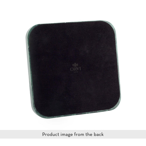 Elegant Green Marble and Brass Jewellery Stand